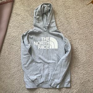 Grey NORTH FACE hoodie WOMENS size M